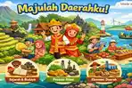 Ilustrasi ipas kelas 5 untuk artikel IPAS Kelas 5: Ringkasan Bab 2 Majulah Daerahku