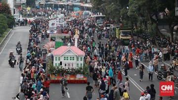 Ilustrasi karnaval kendaraan hias untuk artikel Karnaval Kendaraan Hias di Monas-Dukuh Atas Malam Ini